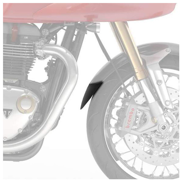 Pyramid Plastics Pyramid extenda fenda | matte black | triumph thruxton 1200 r 2016>current